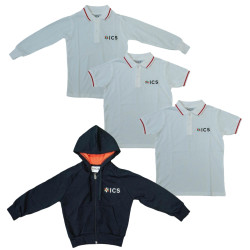 SPORTS PACK - EVERYDAY WEAR 2-14 - 1 LONG & 2 SHORT SLEEVES POLO & LIGHT HOODED SWEATSHIRT